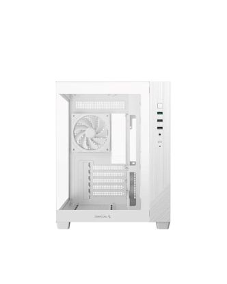 Obrázek DEEPCOOL Case CG330 3F, mATX, Průhledná bočnice, 3 x 120mm ARGB Fan, bílá