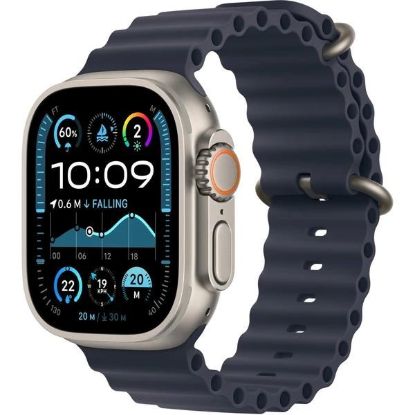 Obrázek Apple Watch Ultra 2 (2024) GPS + Cellular 49mm Natural Titanium Case with Navy Ocean Band