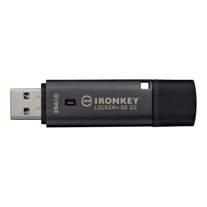 Obrázek Kingston Flash Disk 256 GB IronKey Locker Plus 50 G2, FIPS 197, AES- 256