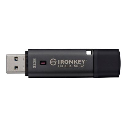 Obrázek Kingston Flash Disk 32 GB IronKey Locker Plus 50 G2, FIPS 197, AES- 256