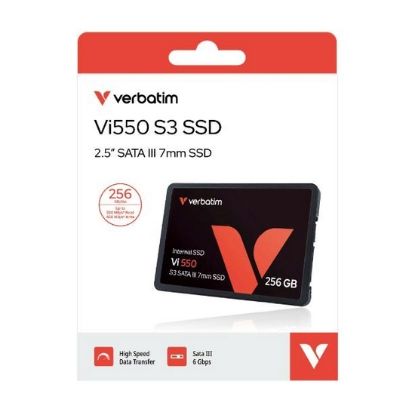 Obrázek VERBATIM SSD Vi550 S3 256 GB SATA III, 2.5” W 460/ R 560 MB/ s