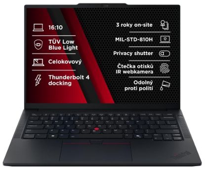 Obrázek LENOVO NTB ThinkPad E14 G7 - Ultra7 258V, 14" WUXGA, 32 GB, 1 TBSSD, FHD+IRcam, W11P