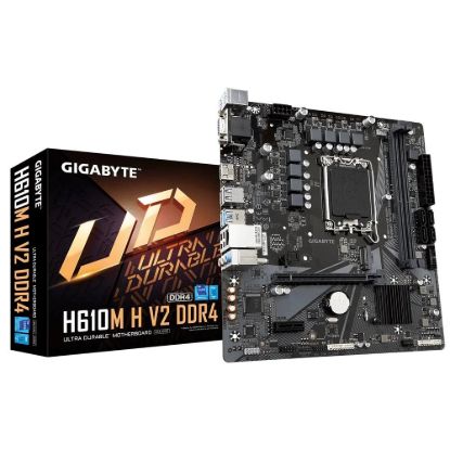 Obrázek GIGABYTE MB Sc LGA1700 H610M K V2, Intel H610, 2xDDR5, DP, HDMI, mATX