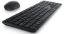 Obrázek DELL Pro Wireless Keyboard and Mouse - KM5221 W - US International (QWERTY) - Black