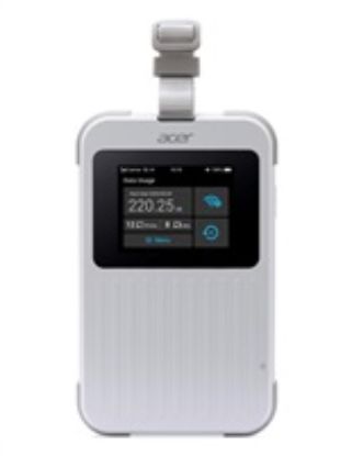 Obrázek ACER Router Connect Enduro M6E, 20 GB SIMO, 5G, LTE, 2.4" touch display, Wifi, NFC, USB- C, 2.4GHz, 8000mAh, White