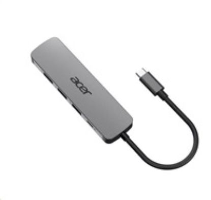 Obrázek Acer 5IN1 Type- C dongle, HDMI, USB3.0, USB- C, 100 W PD, Dark Silver