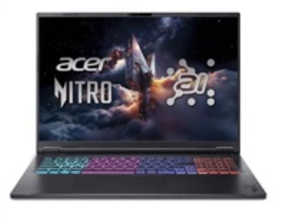 Obrázek ACER NTB Nitro 18 AI (AN18- 61- R3KG), AI 9 365, 18" 2560 x 1600, 32 GB, 1 TB SSD, RTX 5060, W11 Home, Obsidian Black