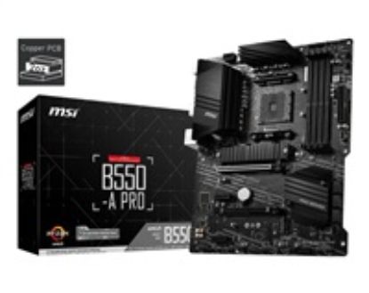 Obrázek MSI MB Sc AM4 B550- A PRO, AMD B550, 4xDDR4, VGA, ATX