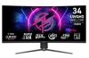 Obrázek MSI LCD MPG 346CQRF X24, 34", VA, 3440 x 1440, 240 Hz, 0.5 ms, HDMI, DP, USB, VESA, Audio, Black