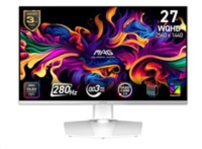 Obrázek MSI LCD MAG 272QPW QD- OLED X28, 26.5" 2560 x 1440 QD- OLED, 280 Hz, 178/ 178, 250 nits, VESA, HDMI, DP, USB- C, Audio…