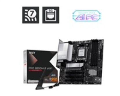 Obrázek MSI MB Sc AM5 PRO B850M- P WIFI, AMD B850, 4xDDR5, 1xDP, 1xHDMI, mATX