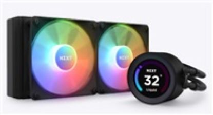 Obrázek NZXT vodní chladič Kraken 240 ELITE RGB / 2 x 120mm RGB fan / LCD disp. / 6 let / LGA1851 / AM5