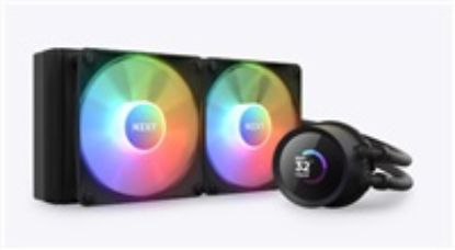 Obrázek NZXT vodní chladič Kraken 240 RGB / 2 x 120mm fan / LCD disp. / 6 let / LGA1851 / AM5