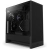 Obrázek NZXT skříň H5 Flow edition / 2 x 120 mm fan / USB 3.0 / USB- C 3.1 / průhledná bočnice / mesh panel / černá