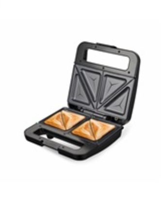 Obrázek ORAVA ST- 107 sendvičovač, nepřilnavý povrch, tepelná pojistka, 2 kontrolky, černý / stříbrný