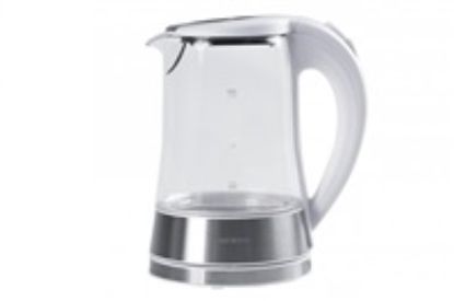 Obrázek Orava VK- 4017 W rychlovarná konvice, 2200 W, 1.7 l, skleněná, LED podsvícení, automatické vypnutí, bílá