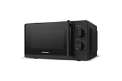 Obrázek Orava mikrovlnná trouba, 700 W, 20 l, 6 úrovní mikrovlnného výkonu, černá