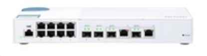 Obrázek QNAP switch QSW- M408- 2C (8xGbE, 2xSFP+, 2 x 10GbE/ SFP+combo)