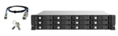 Obrázek QNAP TL- R1220Sep- RP rozšiřující jednotka QNAP NAS (12xSAS/ SATA, 4xSFF- 8644, RP)