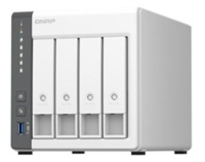 Obrázek QNAP TS- 433- 4G (4C/ CORTEX- A55/ 2GHz/ 4 GBRAM/ 4xSATA/ 1xGbE/ 1 x 2, 5GbE/ 2xUSB2.0/ 1xUSB3.2)