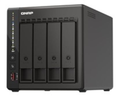 Obrázek QNAP TS- 453E- 8G (4C/ CeleronJ6412/ 2, 6GHz/ 8 GBRAM/ 4xSATA/ 2xM.2/ 2 x 2, 5GbE/ 2xUSB2.0/ 2xUSB3.2/ 2xHDMI)