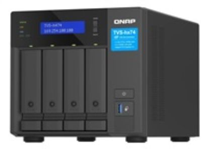 Obrázek QNAP TVS- h474- PT- 8G (2C/ PentiumGoldG7400/ 3, 7GHz/ 8 GBRAM/ 4xSATA/ 2xM.2/ 2 x 2, 5GbE/ 2xUSB3.2/ 1xHDMI/ 2xPCIe)