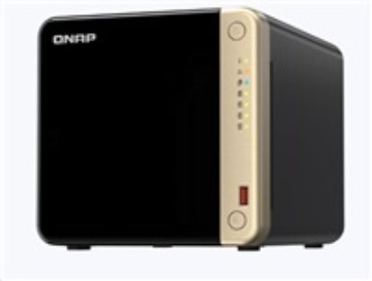 Obrázek QNAP TS- 464- 8G (4C/ CeleronN5095/ 2, 9GHz/ 8 GBRAM/ 4xSATA/ 2xM.2/ 2 x 2, 5GbE/ 2xUSB2.0/ 2xUSB3.2/ 1xPCIe/ 1xHDMI)