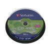 Obrázek VERBATIM CD- RW(10- Pack)Spindle/ 8x- 12x/ High Speed/ DLP/ 700MB
