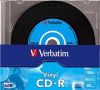 Obrázek VERBATIM CD- R(10- Pack)Slim/ Vinyl/ DLP/ 52x/ 700MB