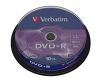 Obrázek VERBATIM DVD+R(10- Pack)Spindle/ General Retail/ 16x/ 4.7 GB