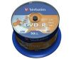 Obrázek VERBATIM DVD- R(50- Pack)Spindle/ Inkjet Printable Wide/ 16x/ 4.7 GB