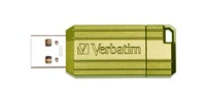 Obrázek VERBATIM Flash Disk 16 GB Store 'n' Go PinStripe, eukalyptově zelená