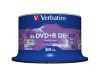 Obrázek VERBATIM DVD+R(50- pack)/ Double Layer/ Spindle/ 8X 8.5 GB Matt Silver