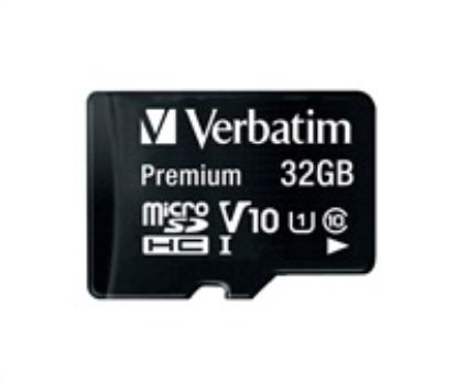 Obrázek VERBATIM MicroSDHC karta 32 GB Premium, U1 + SD adaptér