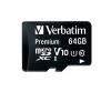 Obrázek VERBATIM MicroSDXC karta 64 GB Premium, U1 + adaptér