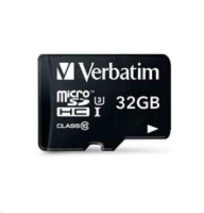 Obrázek VERBATIM MicroSDHC karta 32 GB Pro, U3 + adaptér