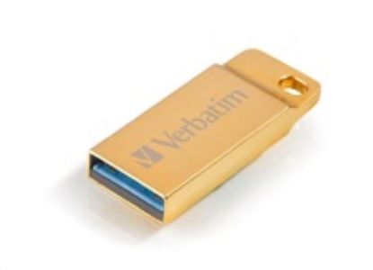 Obrázek VERBATIM Flash Disk 16 GB Metal Executive, USB 3.0, zlatá, kovová