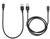 Obrázek VERBATIM kabel Micro B USB Cable Sync & Charge 100cm (Black) + Verbatim Micro B USB Cable Sync & Charge 30cm (Black)