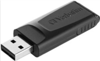 Obrázek VERBATIM Flash Disk 128 GB Store 'n' Go Slider, černá