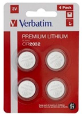 Obrázek VERBATIM Lithium baterie CR2032 3V 4ks v balení