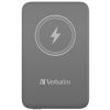 Obrázek VERBATIM Powerbanka Charge 'n' Go, Magnetická, 10000 mAh, USB- C, Šedá