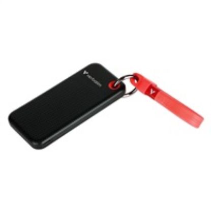 Obrázek VERBATIM Externí SSD Pocket SSD 2 TB, USB- C 3.1, černá/ červená