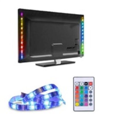 Obrázek Solight LED RGB pásek pro TV, 2x 50cm, USB, vypínač, dálkový ovladač