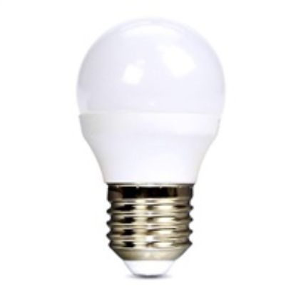 Obrázek Solight LED žárovka, miniglobe, 6 W, E27, 6000K, 510lm