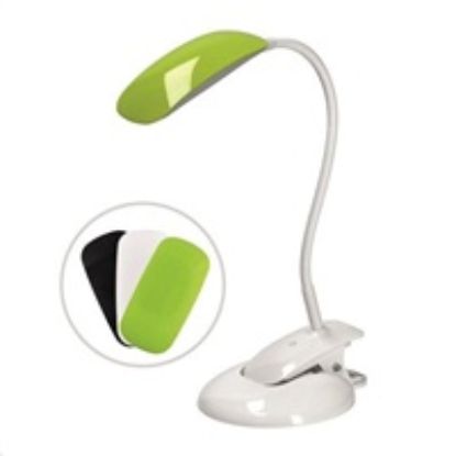 Obrázek Solight LED stmívatelná lampička 2v1, podstavec i klip, 5 W 4000K, 3 barevné kryty