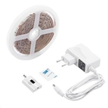 Obrázek Solight LED stmívatelný pásek s bezdotykovým ovládáním, 3m, 180 LED, 4000K, IP65, 230V