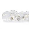 Obrázek Solight sada LED vánočních koulí s hvězdami, vel. 8cm, 6ks, 30LED, časovač, tester, 3xAA