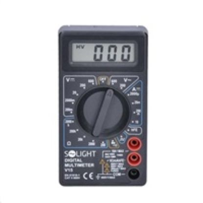 Obrázek Solight multimetr, max. AC 500V, max. DC 500V / 10A, test diody, bzučák