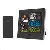 Obrázek Solight TE80 meteostanice, barevný LCD, teplota, vlhkost, RCC, černá