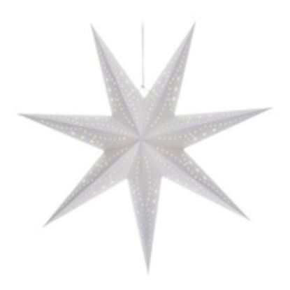 Obrázek Solight LED vánoční hvězda, závěsná, 60cm, 20x LED, časovač, 2x AA